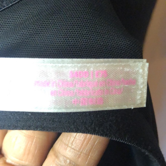 VICTORIA’S SECRET Black Wear Everywhere Super Push up padded bra. Size 34 DD. - Picture 3 of 9